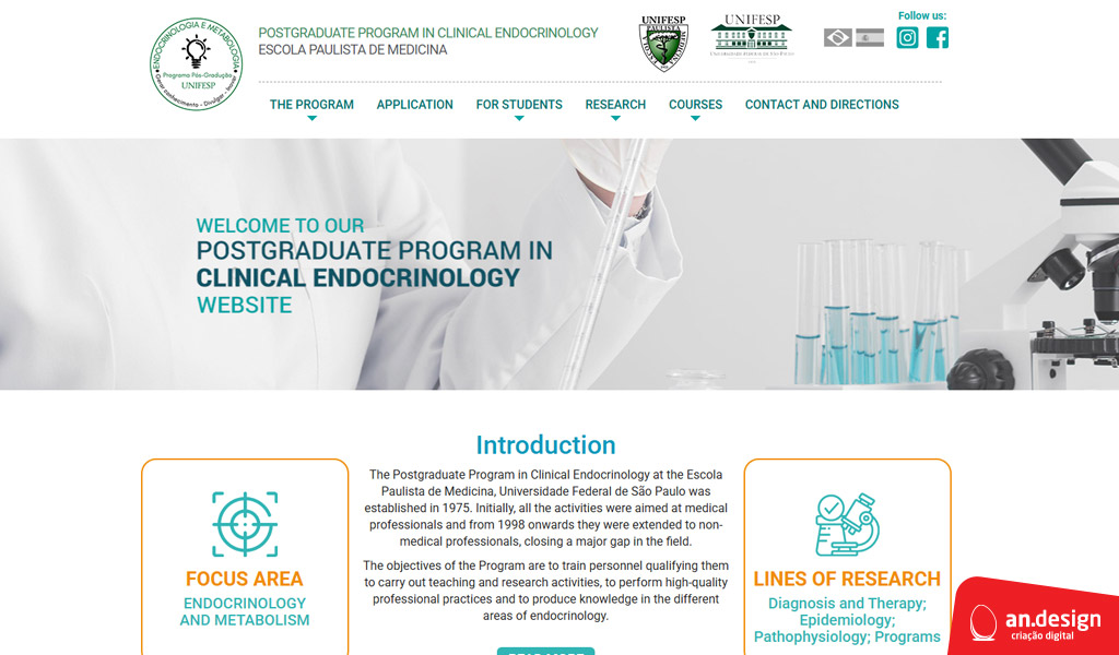 Pós-graduação em Endocrinologia e Metabologia UNIFESP