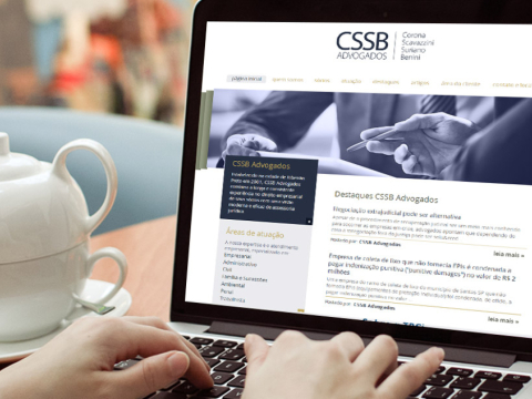 Site para CSSB Advogados Associados